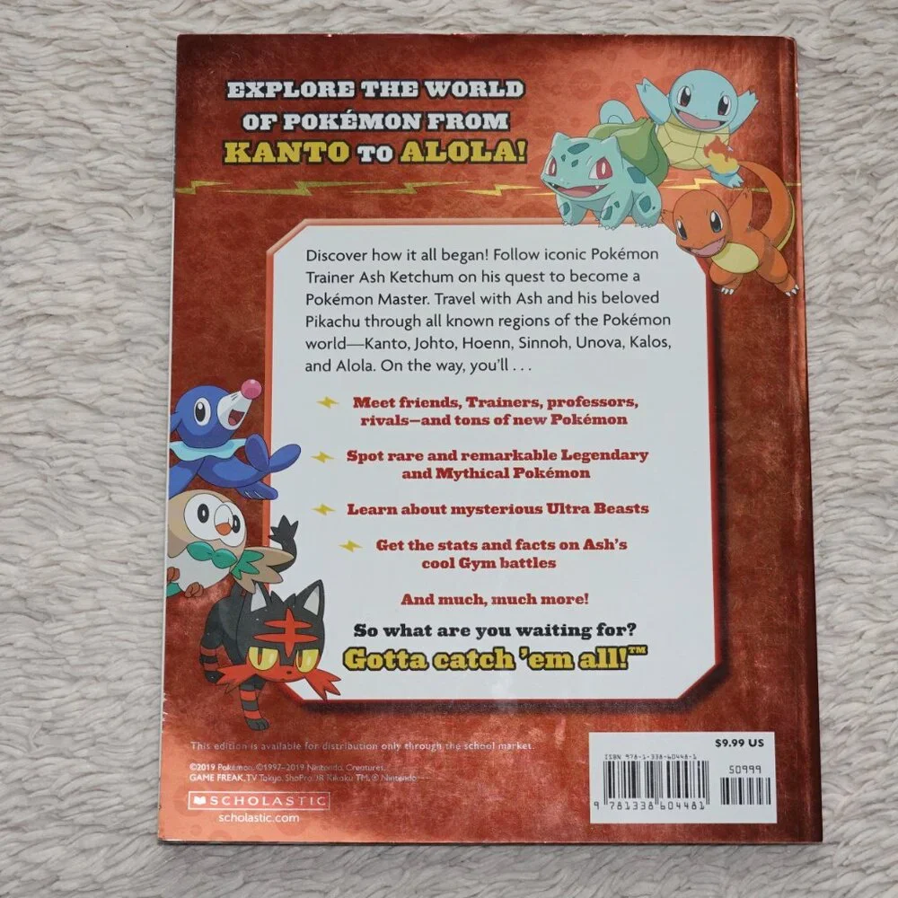 Pokémon Ash's Quest: The Essential Guidebook, Paperback